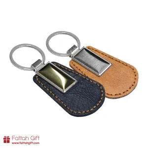 جاکلیدی چرم و فلز