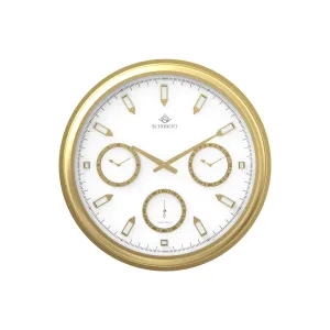 ساعت دیواری فریم فلزی سه زمانه کد 5356GW