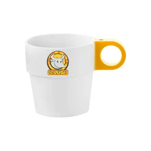 لیوان پلاستیکی تبلیغاتی دسته رنگی کد 126C